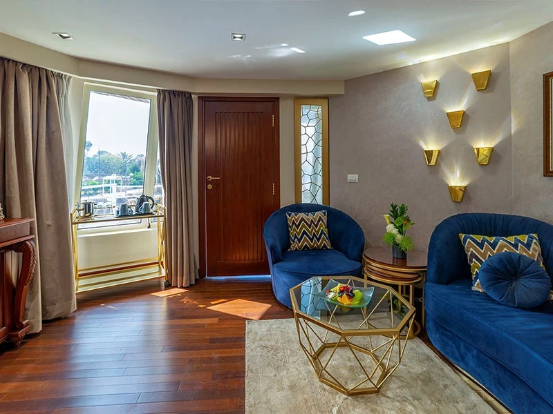 Cabin aboard the Sonesta Sun Goddess Nile Cruise Ship Nile cruise